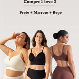 Preto + Marrom + Bege