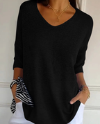 Kit 3 Blusas Serena® em Malha Leve – Decote V