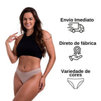 kit Calcinha Básica Algodão